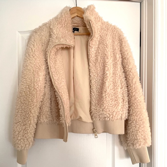 Zara faux fur zip up jacket - Picture 1 of 2